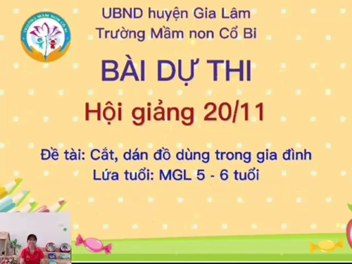 Cắt dán đồ dùng gia đình